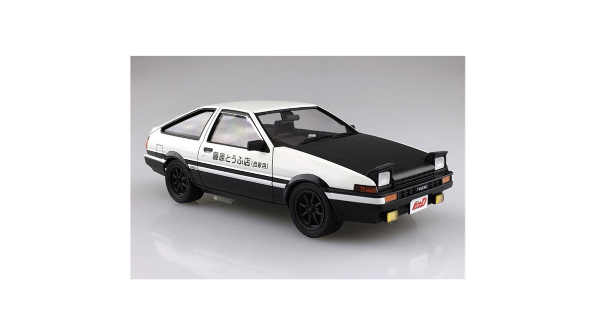 頭文字D」第37巻の「AE86トレノ」1/24模型、小柏カイ戦仕様を再現