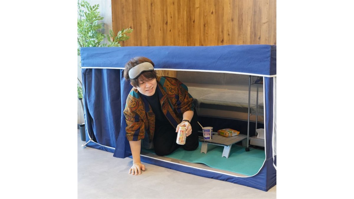 おひとりさま用プライベート空間「家ナカ秘密基地テント」が6,980円で