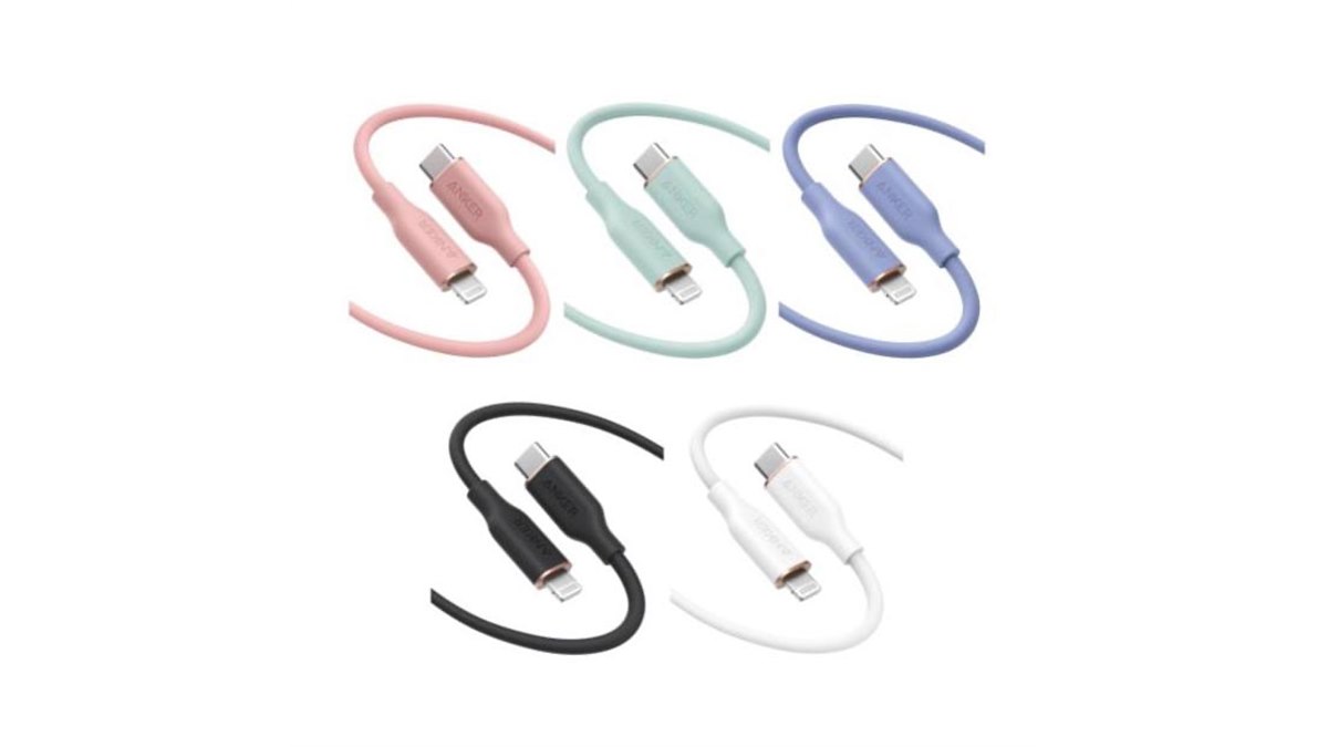 Anker、“柔軟性”に着目した絡みにくいUSB Type-C & Lightningケーブル