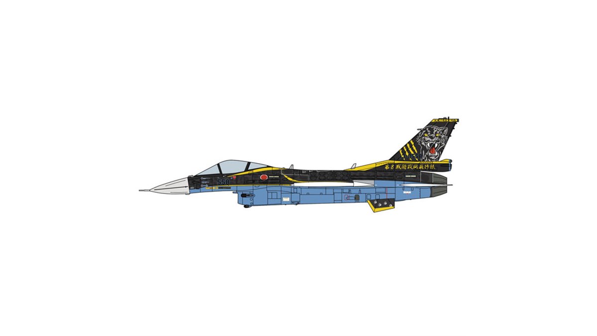 ハセガワ、1/72スケール模型「三菱 F-2A “8SQ 60周年記念塗装機”」5/26