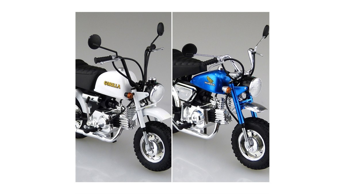 AOSHIMA、「ホンダ Z50J」ゴリラ＆モンキーのカスタム仕様をキット化 - 価格.com