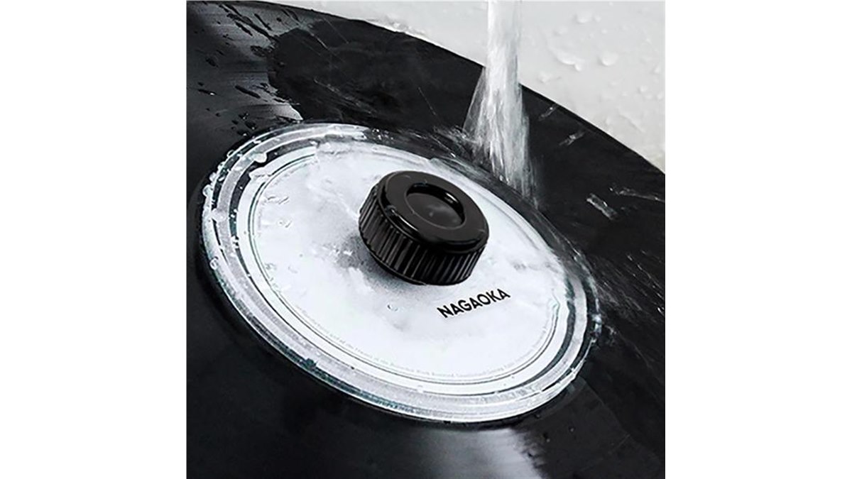 レコードの紙製ラベルを水洗いから保護、クリーニング用ラベル