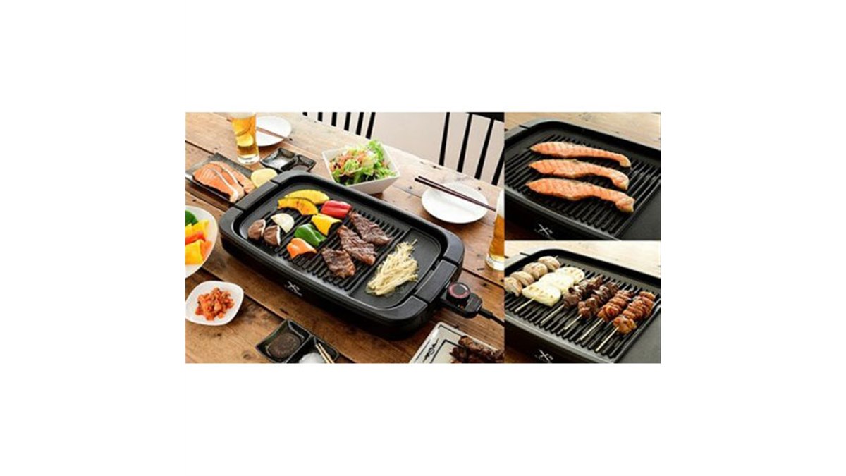 減煙焼き肉グリル XGRILL TRIPLE 新品 最安値 山善 ホットプレート 大型 3枚 焼肉プレート 無煙 減煙 煙の出