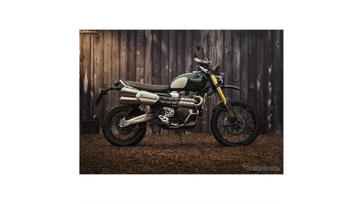 トライアンフ スクランブラー1200 新型を日本投入…マックイーン