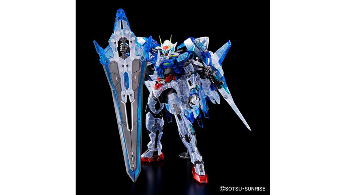 バンダイ、クリアカラーの限定ガンプラ「MG 1/100 ダブルオーザンライザー」 - 価格.com