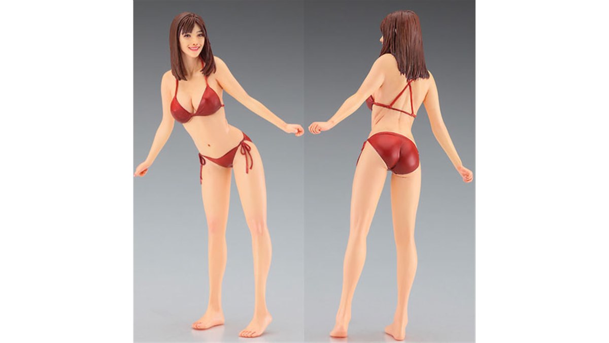 1/24 セクシーガール フィギュア 塗装済完成品 ホットパンツ ビキニ Amazon | ハセガワ 1/12 リアルフィギュアコレクション No.34