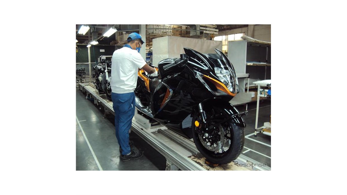 スズキ ハヤブサ 新型、インドで発売へ---海外工場で初の組み立て