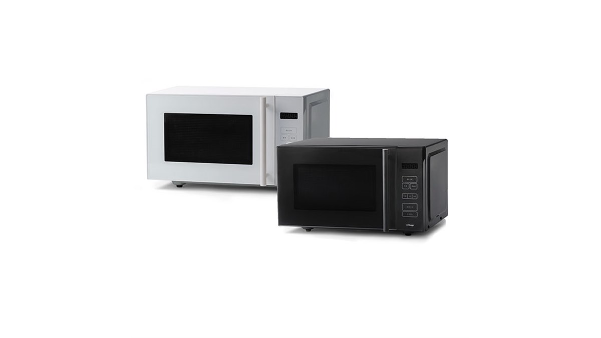 A-Stage、フラットテーブルを採用した単機能電子レンジ「DRF-S18HFA