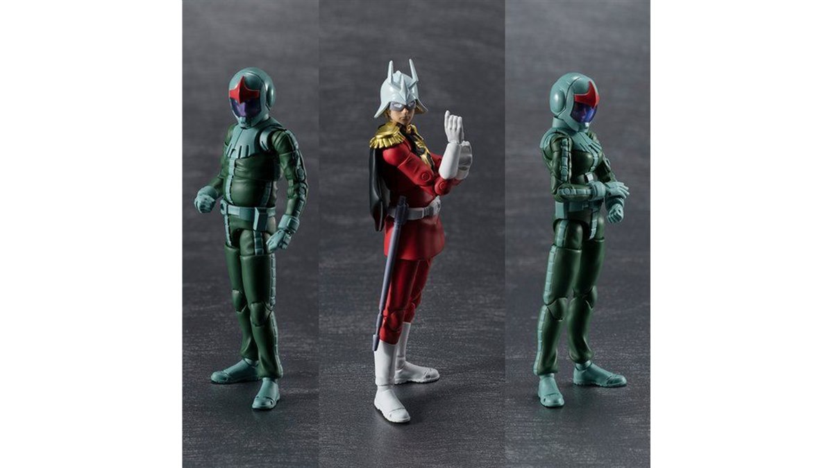 シャア＆一般兵士を立体化、“潜入工作”がテーマの「G.M.G. ジオン公