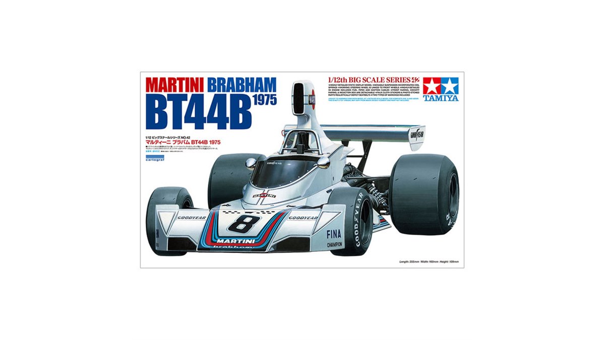 タミヤ、1975年のF1レースで活躍した「ブラバムBT44B」1/12スケールの発売日決定 - 価格.com