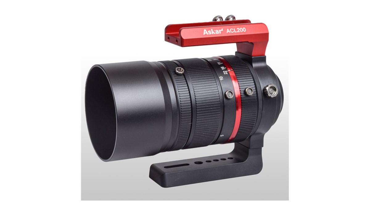 天体写真撮影のための200mmF4アストロカメラレンズ「Askar New