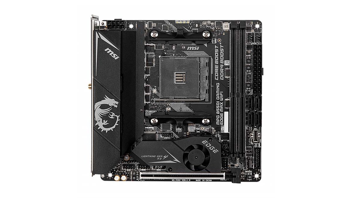 MSI、Mini ITXを採用したゲーミングマザー「MPG B550I GAMING EDGE MAX