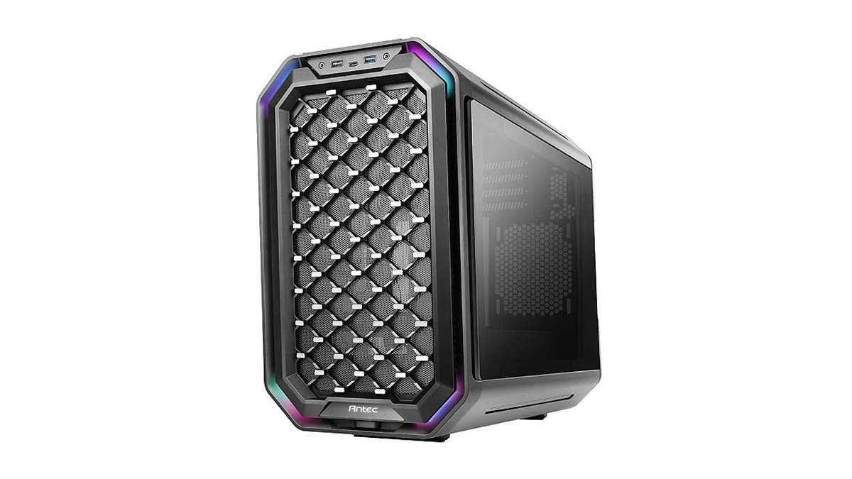 Antec 横型　PC ケース　24H2　付き　SSD新品　裏足欠けあり 大特価セール ケース PC 横型 Antec 24H2 裏足欠けあり SSD新品