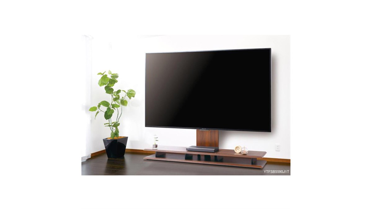 ヤマダデンキ、「壁寄せテレビスタンド」に55～90V型対応モデル