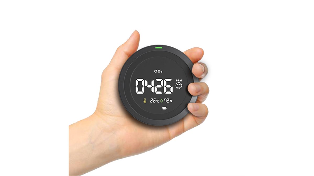 MATECH、CO2濃度/温度/湿度を表示するポータブル測定器「AirMonitor