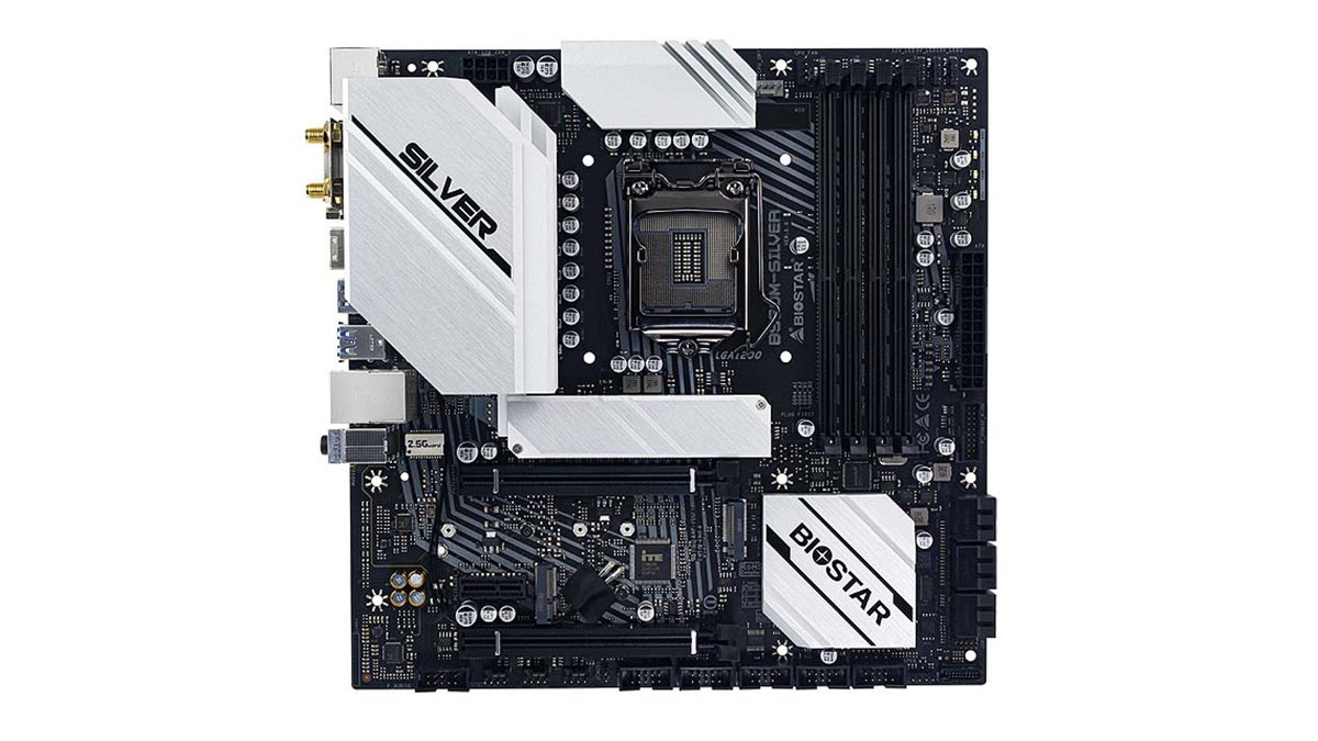 BIOSTAR、Intel B560を搭載したMicro ATXマザー「B560M-SILVER