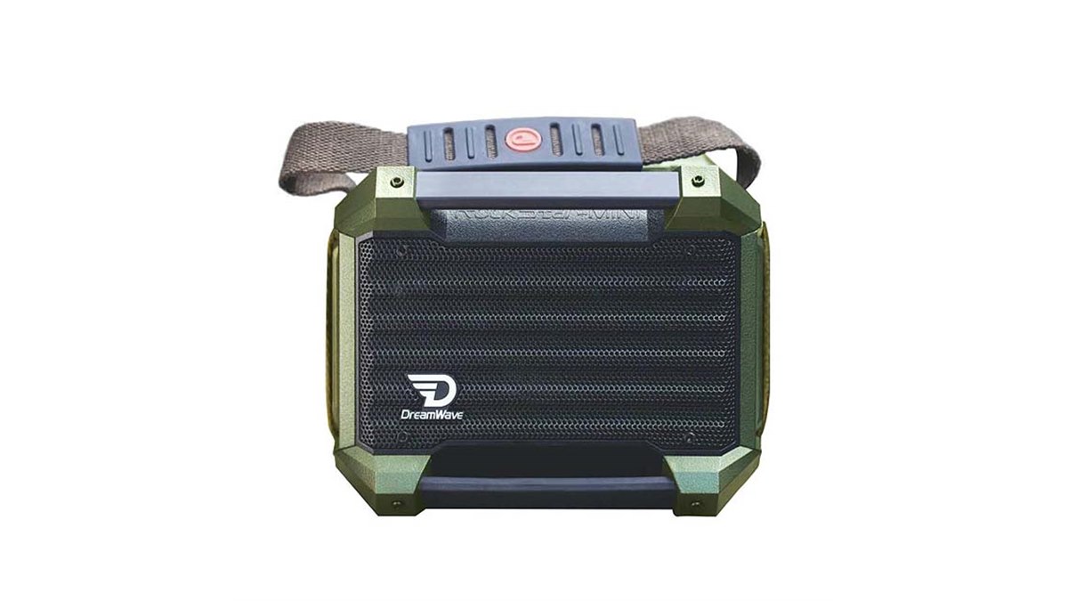 アウトドア向けのタフ設計BluetoothスピーカーRockStar Mini DreamWave、アウトドア向けのBluetoothスピーカー「ROCK STAR MINI