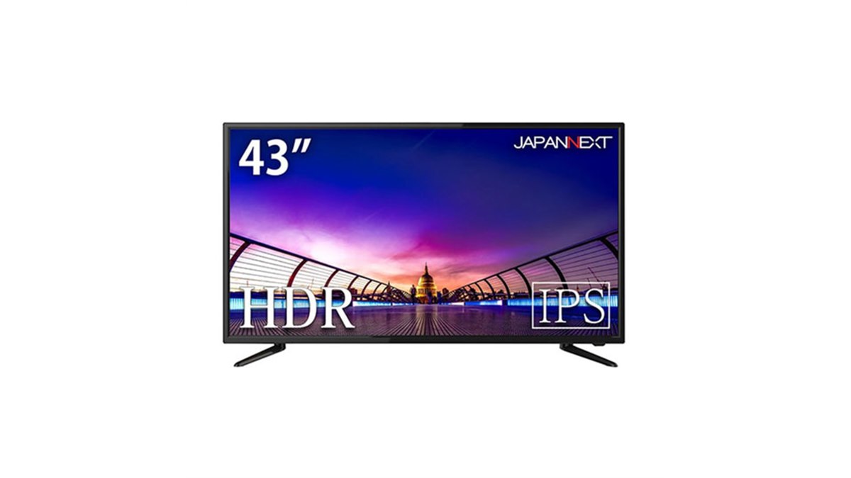 JAPANNEXT　43型4K液晶ディスプレイ　JN-IPS4302UHDR JAPANNEXT 43インチ 大型4K(3840x2160)液晶ディスプレイ JN