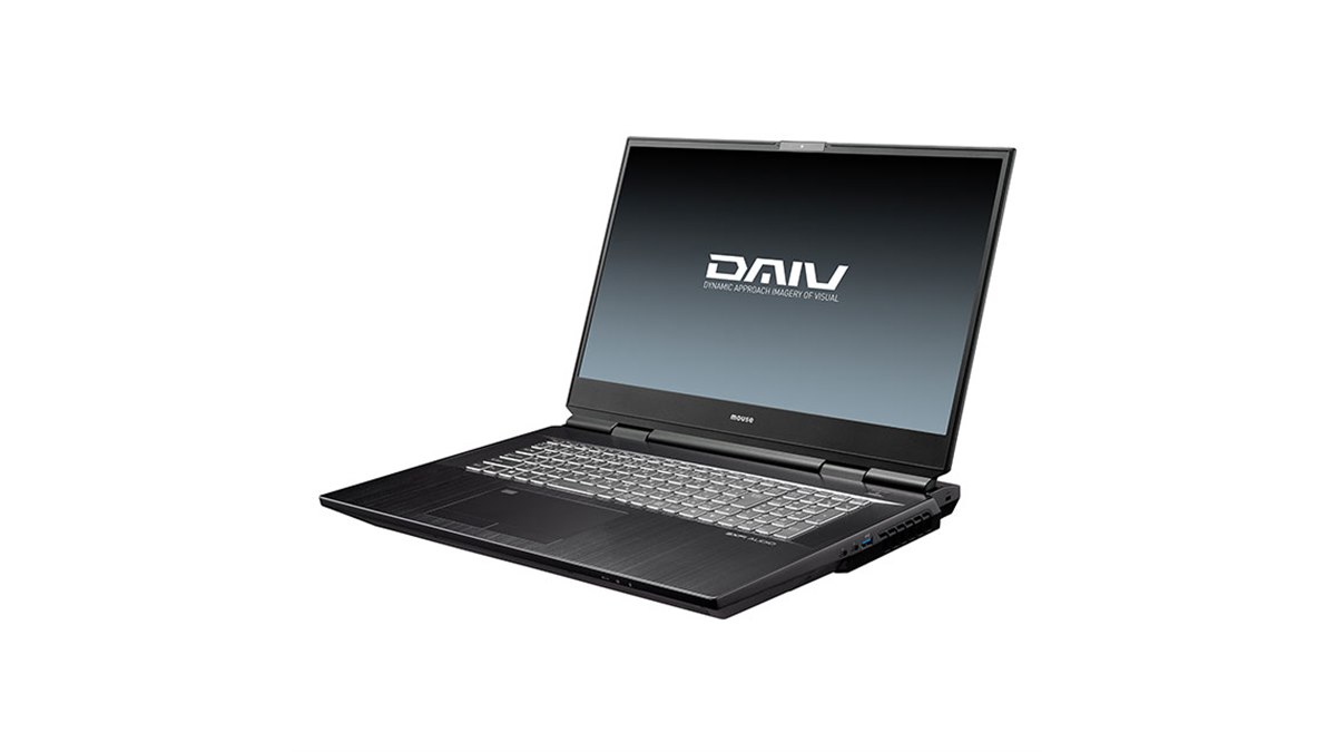 DAIV、「GeForce RTX 3080」を搭載した17.3型ノートPC「DAIV 7N 