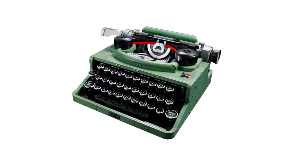 23,980円、モダンデザインの「レゴ タイプライター」が本日7月1日発売