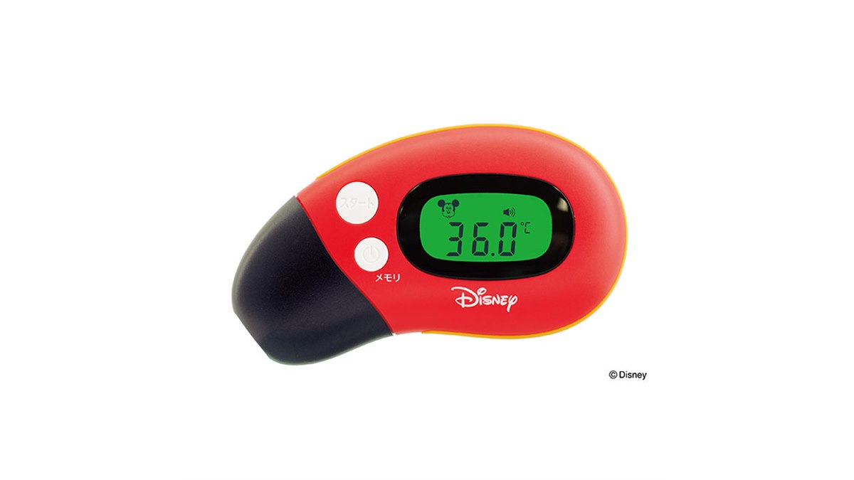 Dr.EDISON、ミッキーマウスをデザインした非接触式体温計「さっと