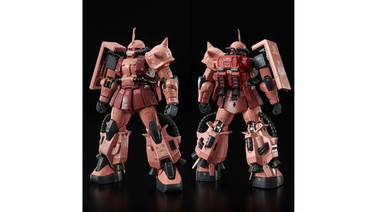 ガンプラ　RG　チームモンストルカスタム　ザク　シャア専用ザク RG 高機動型ザクII(チームモンストルカスタム) レビュー