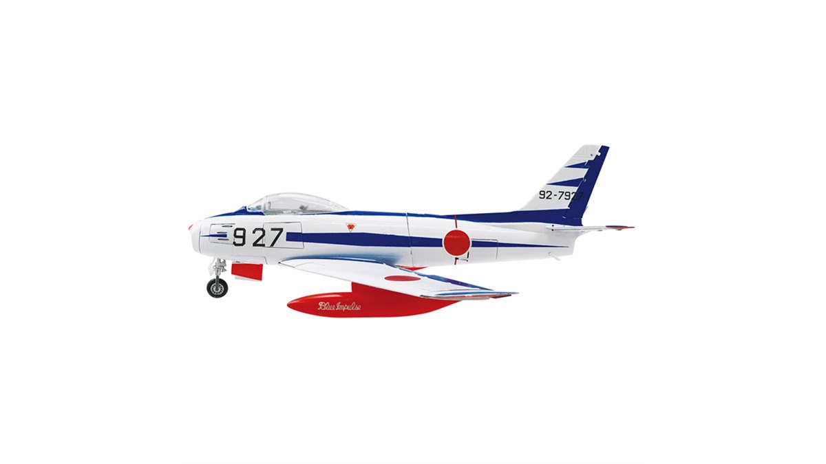 1964年の空に輪を描いた「ブルーインパルス F-86Fセイバー」のキットが本日8/23発売 - 価格.com