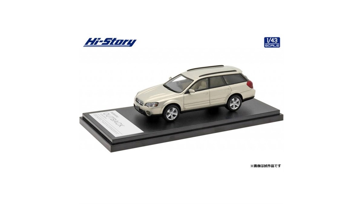 Hi-Story、2004年の「スバル・アウトバック（3代目）3.0R」1/43