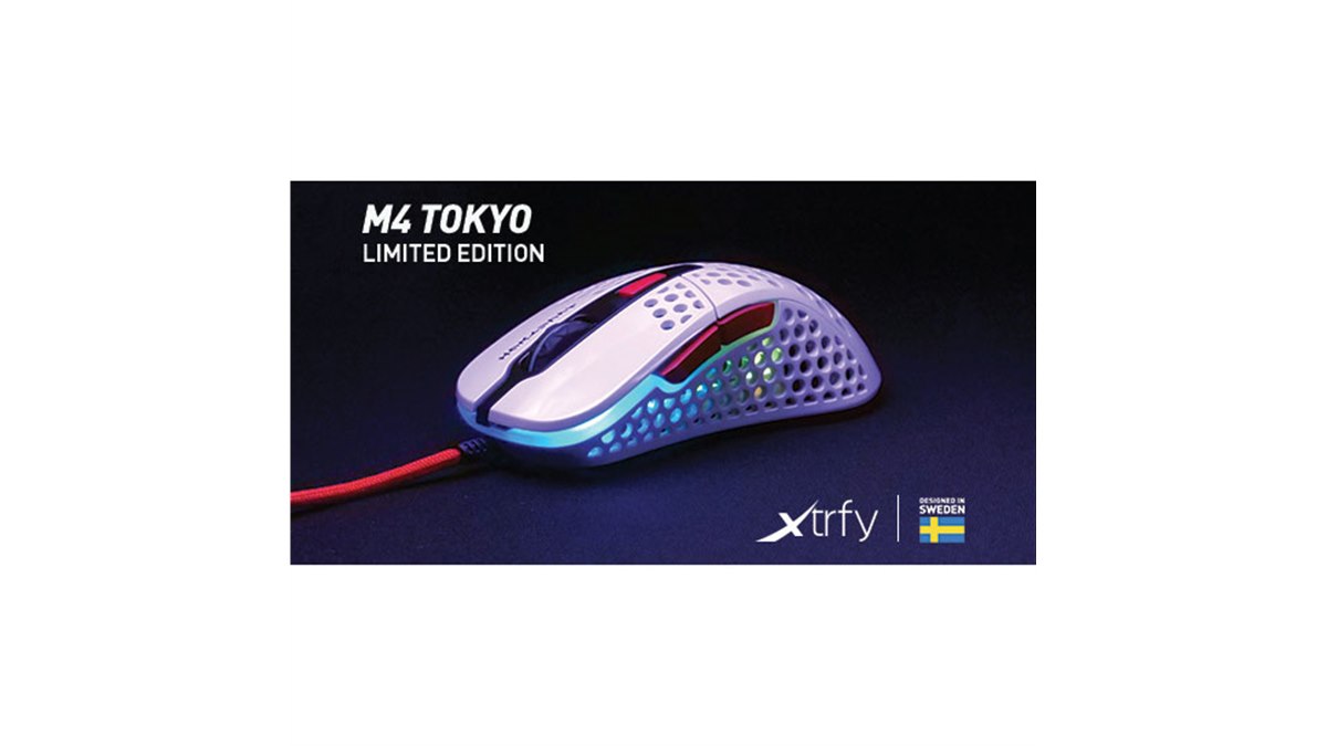 Xtrfy、全世界5000個の限定生産ゲーミングマウス「M4 RGB TOKYO