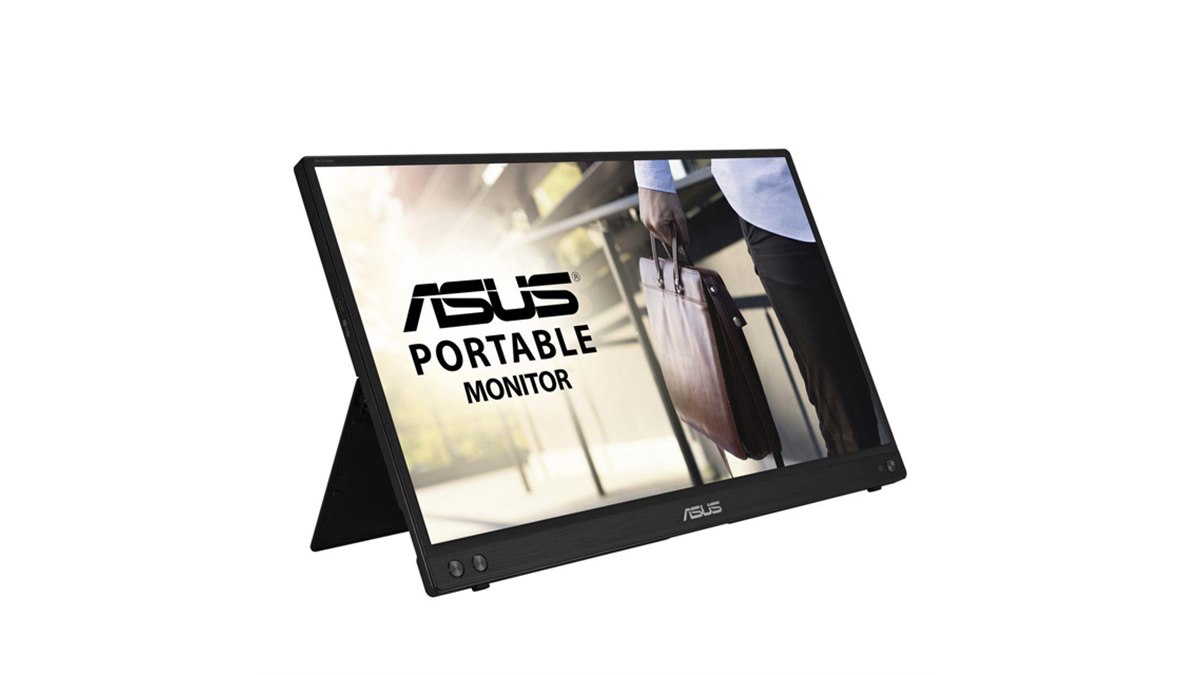 ASUS、USBケーブル1本で接続できる15.6型ポータブル液晶