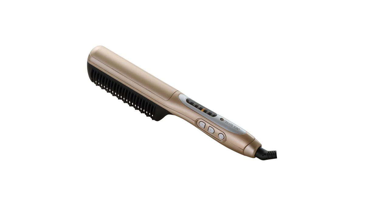 クレイツ、クシ感覚で使えるコーム型ヘアアイロン「CIK-G12G」 - 価格.com