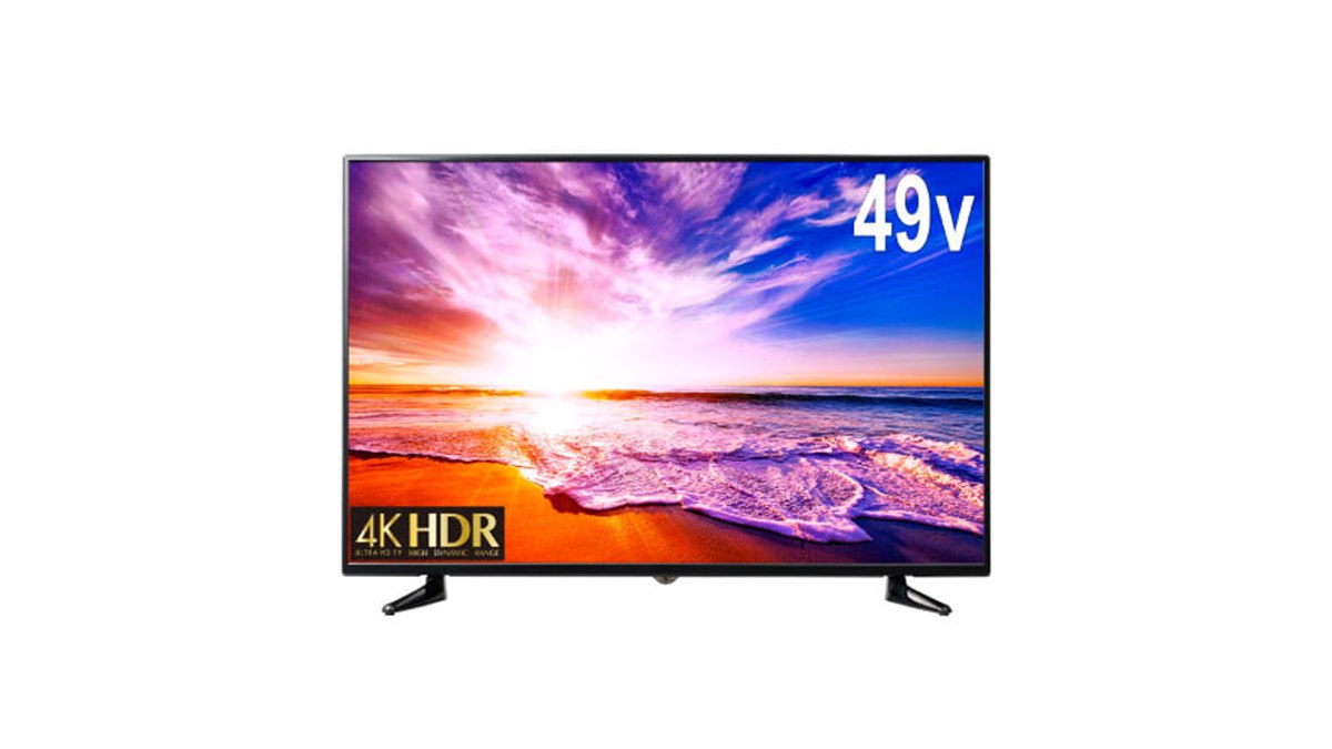 49V型が39,800円、グリーンハウスが4K液晶テレビのメーカー再生品を