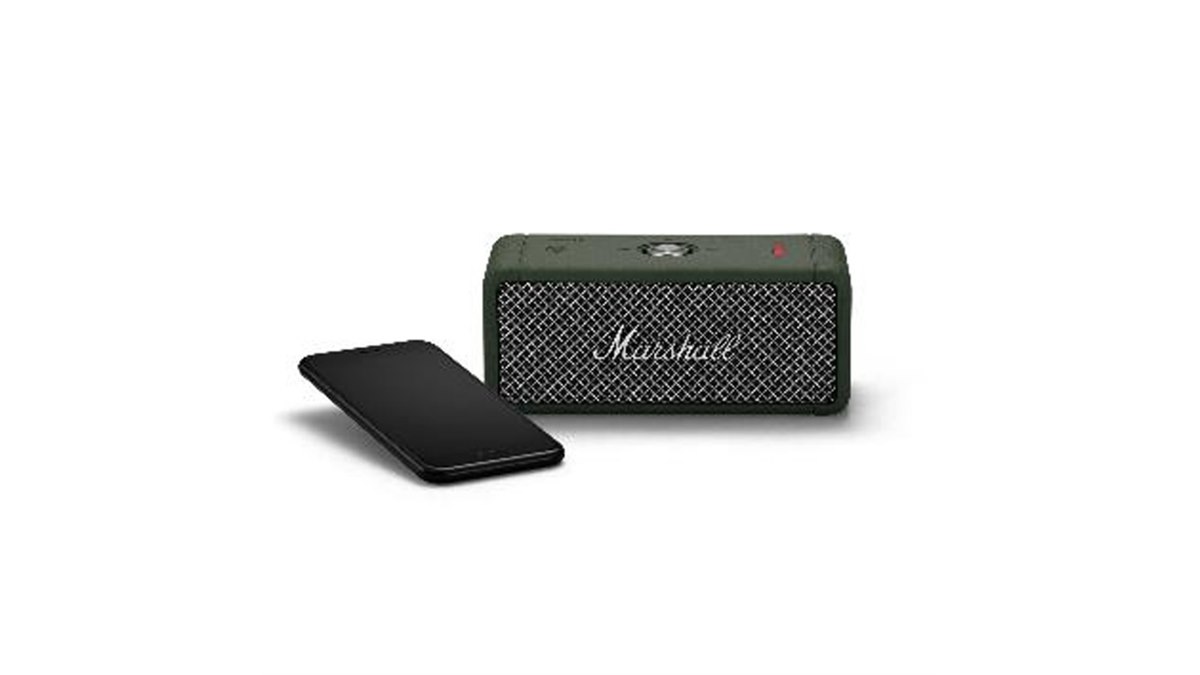 Marshall、360度サウンドのポータブルスピーカー「Emberton」に新色