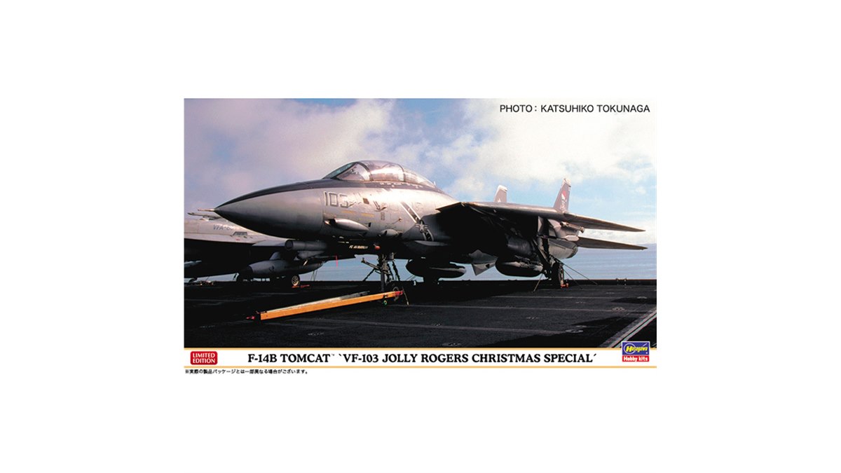 ハセガワ、“ジョリーロジャース”クリスマス特別仕様「F-14B」1/72模型