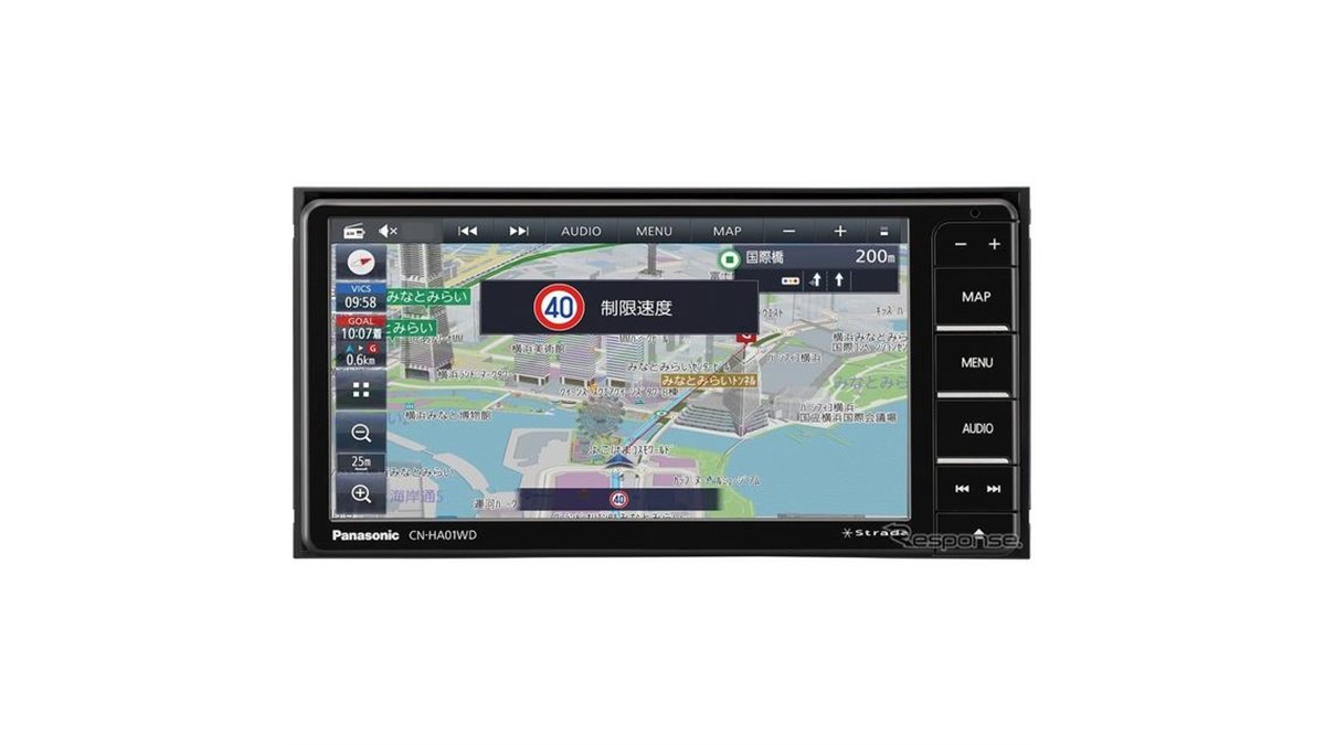 パナソニック ストラーダ、スタンダードモデルも「HD美次元マップ」で