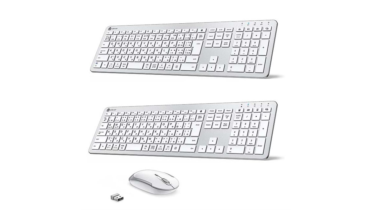 iClever、テンキーを備えたワイヤレスキーボード「IC-BK31」「IC iClever、テンキーを備えたワイヤレスキーボード「IC-BK31」「IC