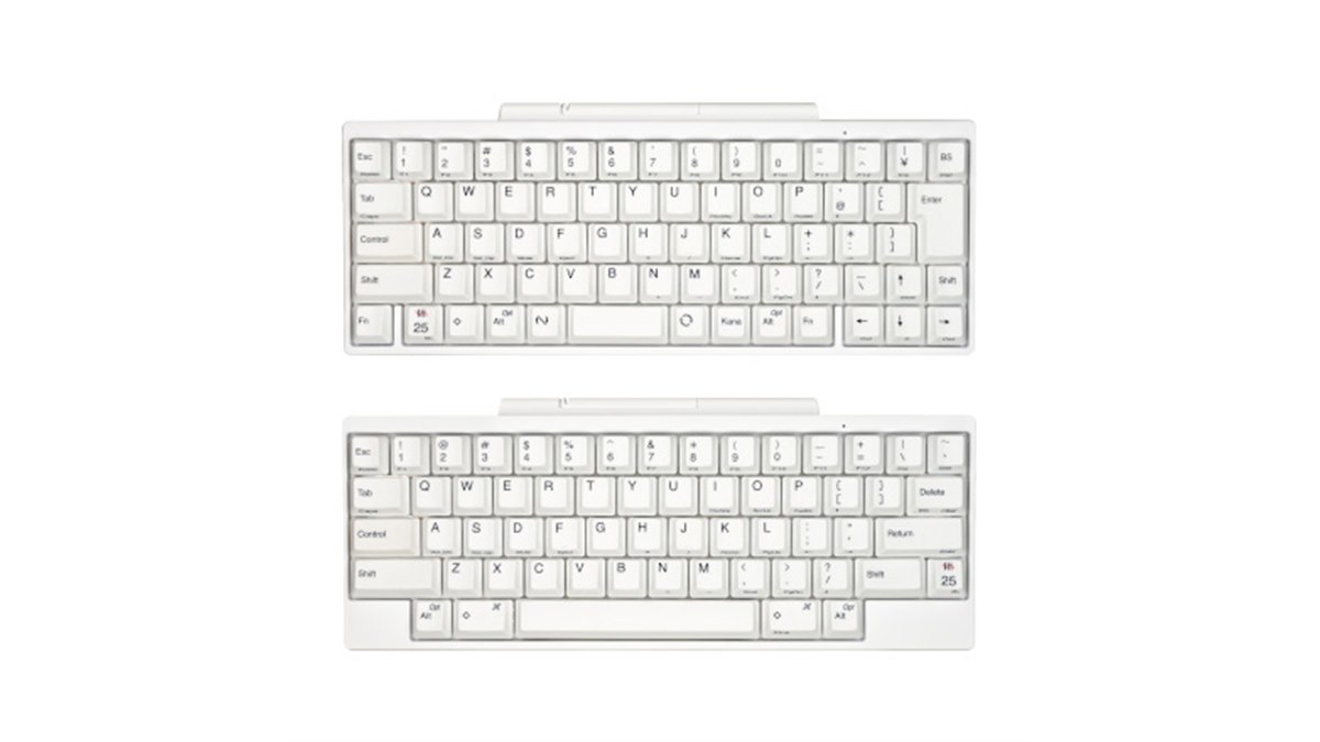 PFU、「Happy Hacking Keyboard」25周年で“雪”をイメージした純白モデルを限定発売 - 価格.com