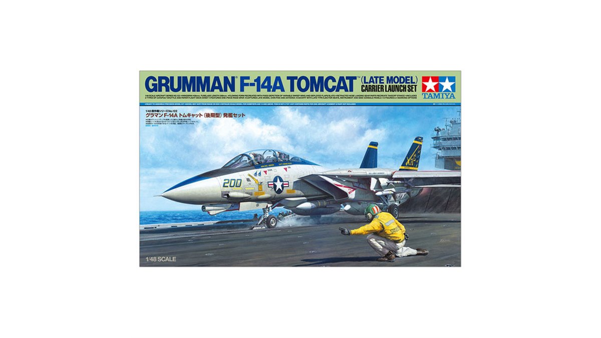 1/48「F-14Aトムキャット 後期型」の発売日決定、カタパルトでの