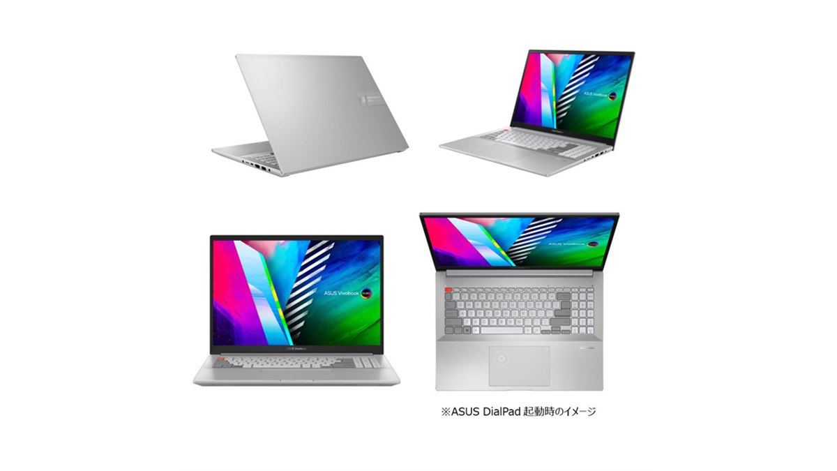 ASUS、クリエイター向け「DialPad」搭載の有機ELノートPC「Vivobook