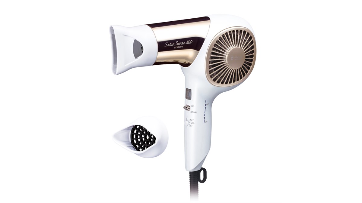 コイズミ、イオンバランステクノロジー搭載のヘアドライヤー「KHD-9950