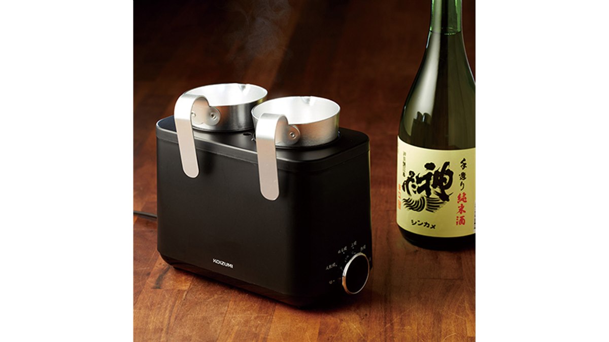 コイズミ、神亀酒造が監修した酒燗器「かんまかせ」を12/24発売 - 価格.com