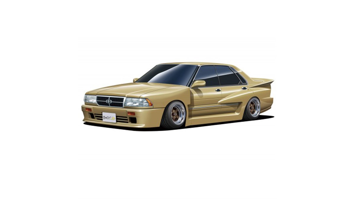 AOSHIMA、ケーニッヒ風ブリスタースタイルの「1/24 ニッサン Y31