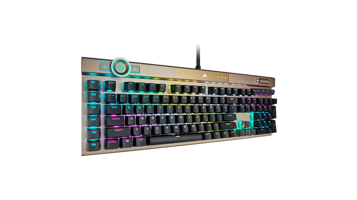 ゲーミングキーボード　CORSAIR K100 RGB Amazon | CORSAIR K100 RGB メカニカル ゲーミングキーボード