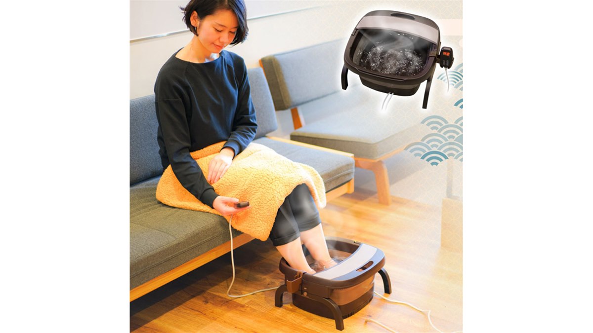 サンコー足湯 温度調整できるバブルフットバス「足ぽっか」 | 【公式