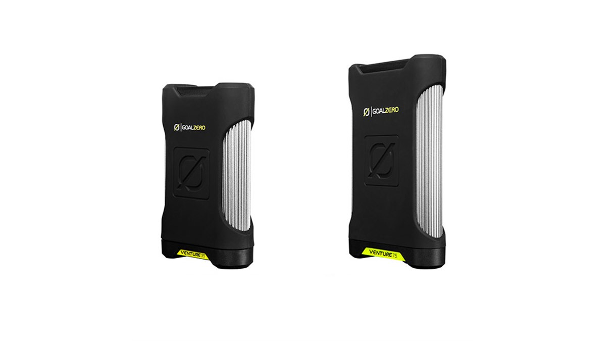 Goal Zero、IP67対応でタフ仕様のモバイルバッテリー「Venture」2種
