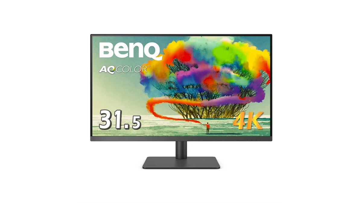 BenQ、4K UHD解像度のデザイナー向け31.5型液晶ディスプレイを