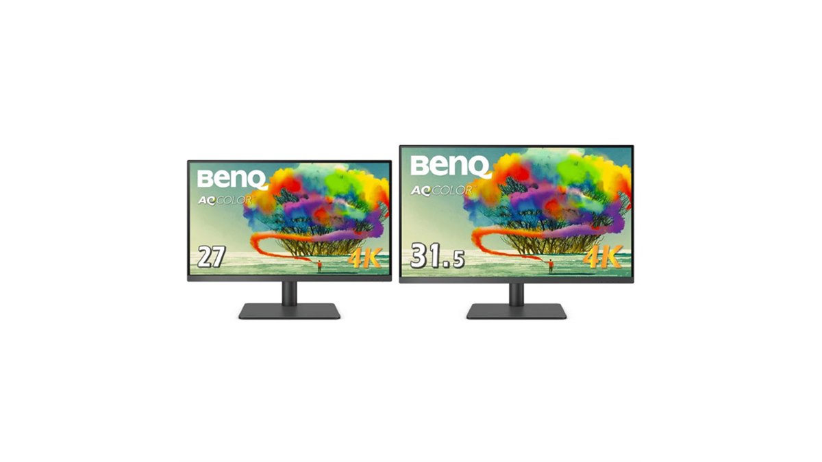 【BENQ】4K 27インチディスプレイ デザイナーズモニター BenQ、4K UHD解像度のデザイナー向け27型/31.5型液晶