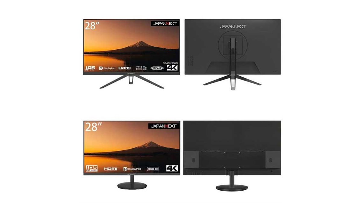 JAPAN NEXT 28インチ LEDモニター JN-I28UR-C65W JAPANNEXT 28型 IPS 4K液晶モニター USB Type-C(最大65W給電対応