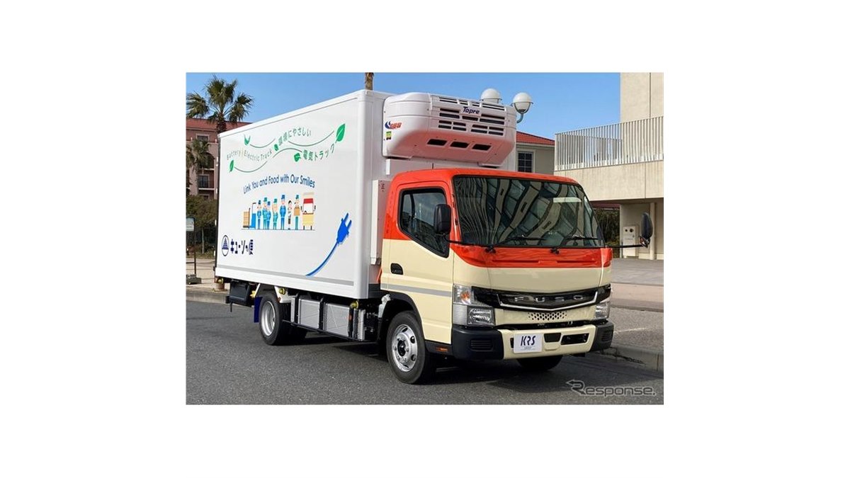 三菱ふそう、eキャンターの架装仕様を拡大…冷凍冷蔵車、サイドオープン