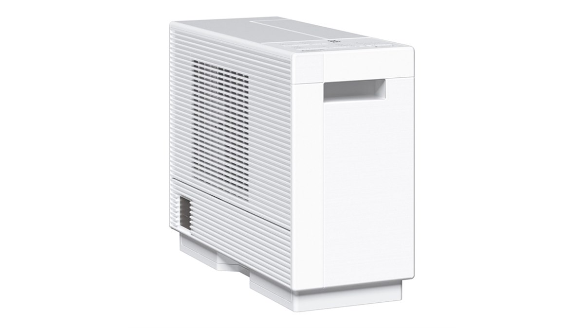✨動作良好✨ パナソニック 衣類乾燥除湿機 F-YZVXJ60 ナノイーX搭載 パナソニック、高さ約33.5cmのコンパクト衣類乾燥除湿機「F